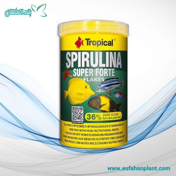 غذا ماهی Tropical Spirulina Super Forte Flakes