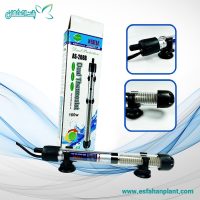 بخاری 2 ترموستات آکواریوم 100w وات مدل AS-208B برند ASIAN STAR